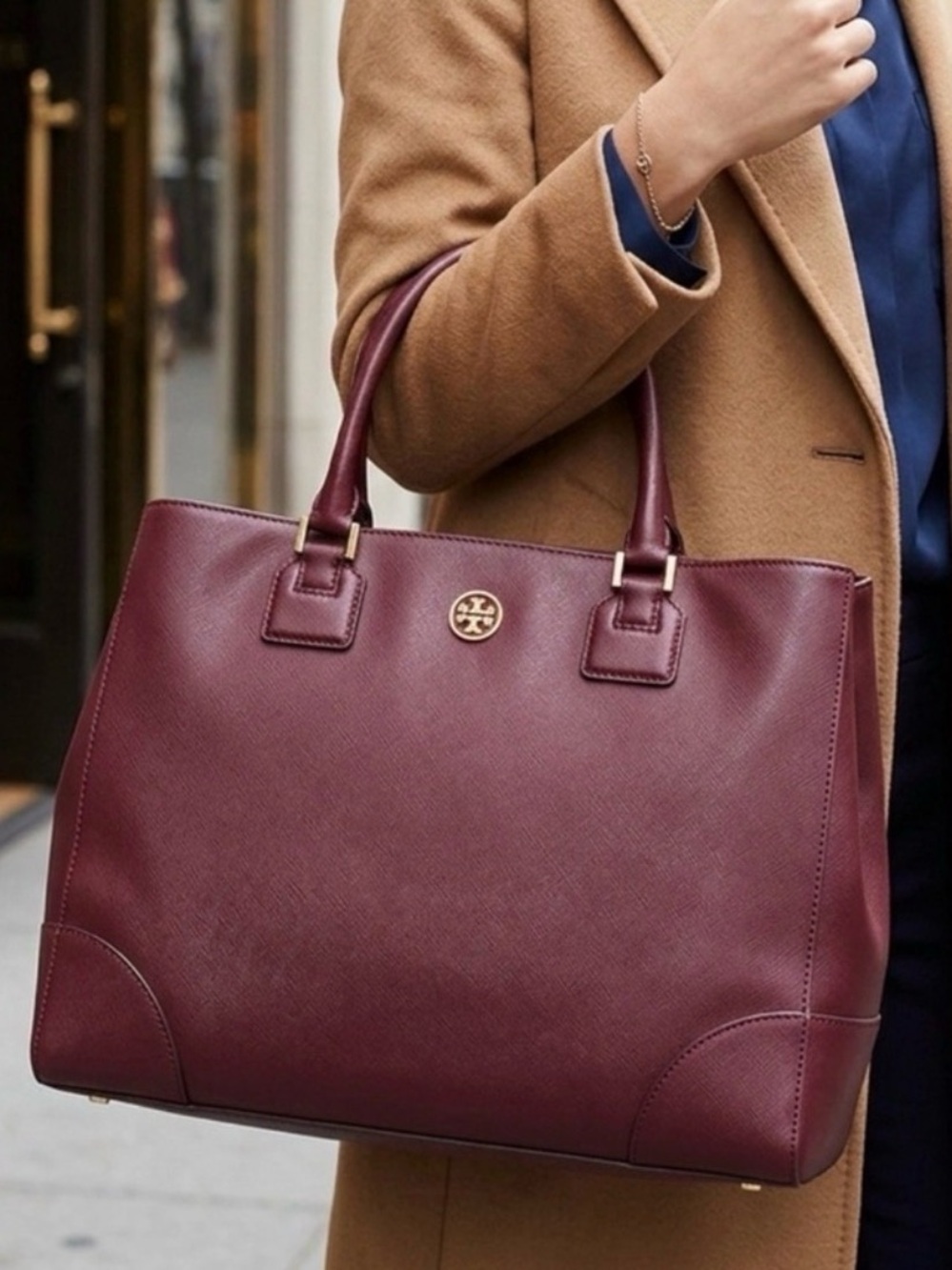 Tory Burch Leather Tote Bag